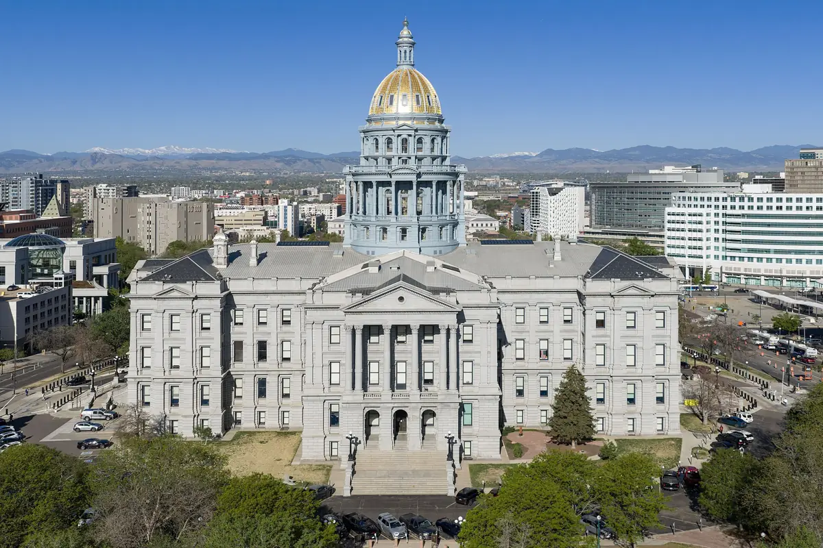 The Colorado State Capitol building