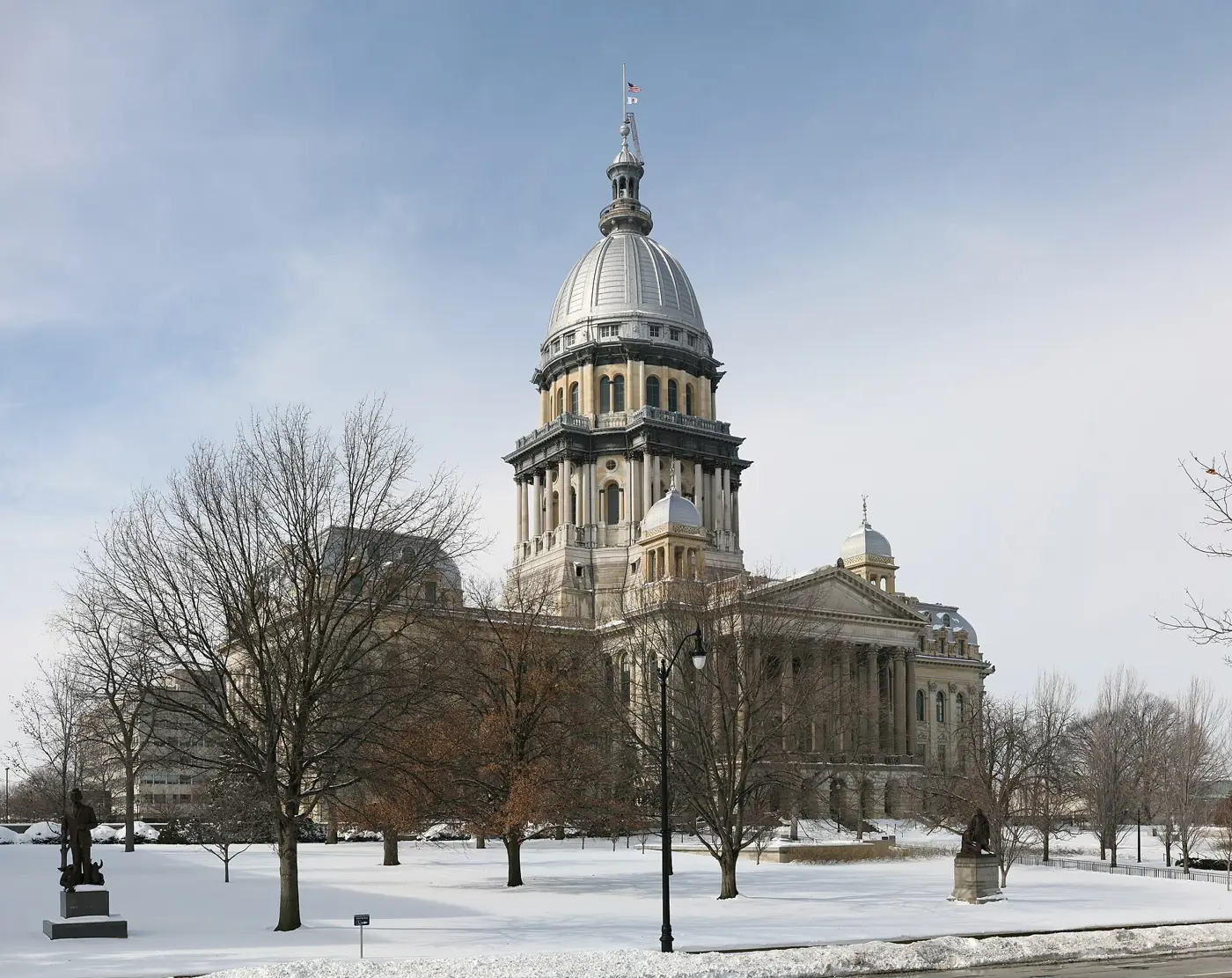 The Illinois State Capitol building