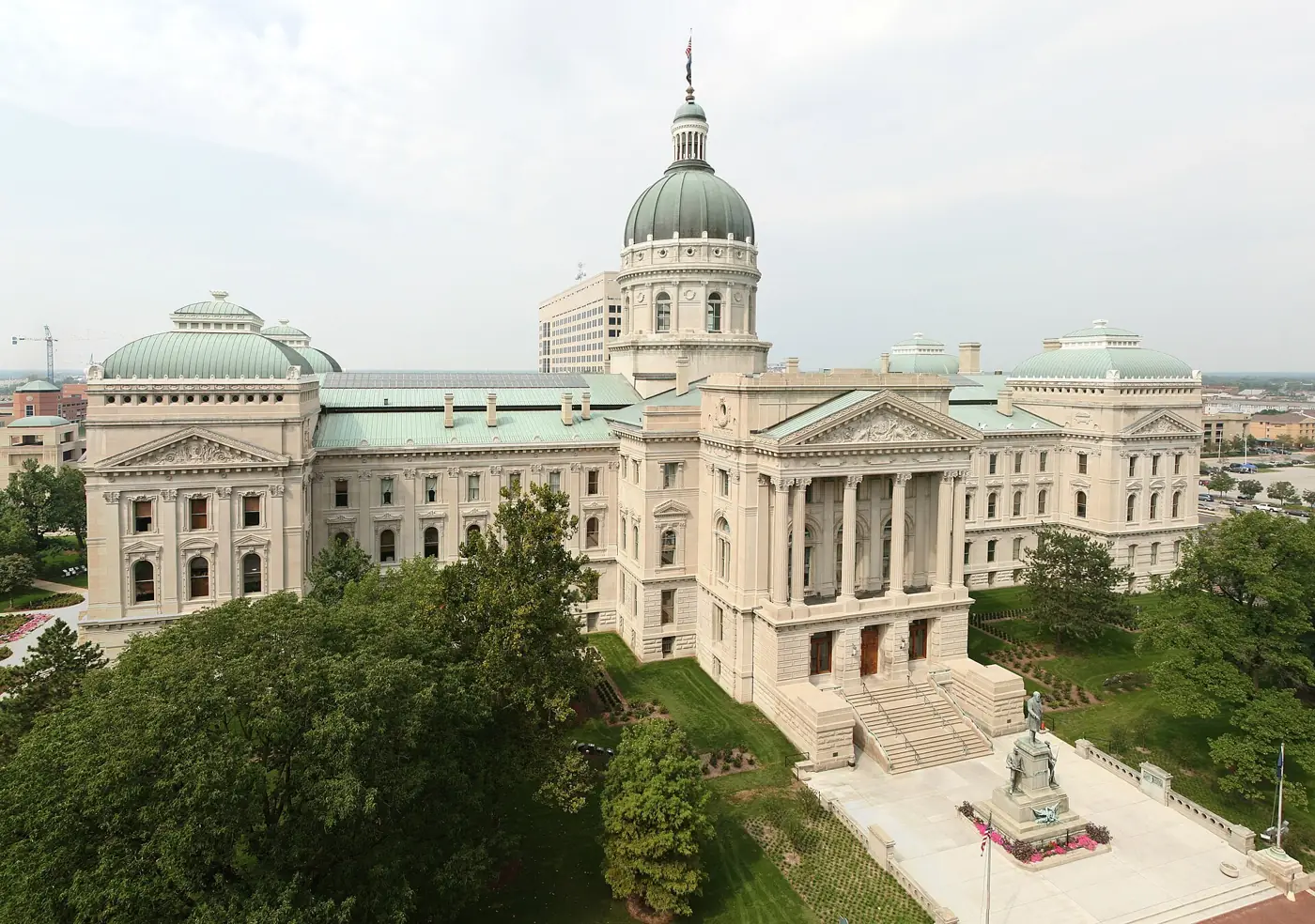 The Indiana State Capitol building