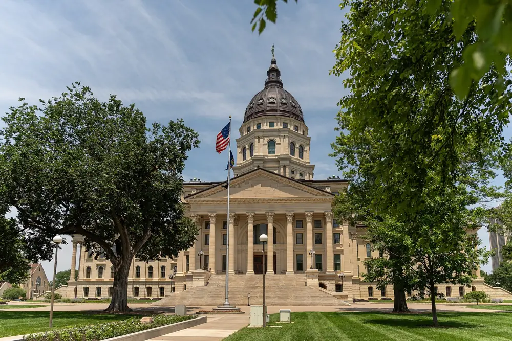 The Kansas State Capitol building