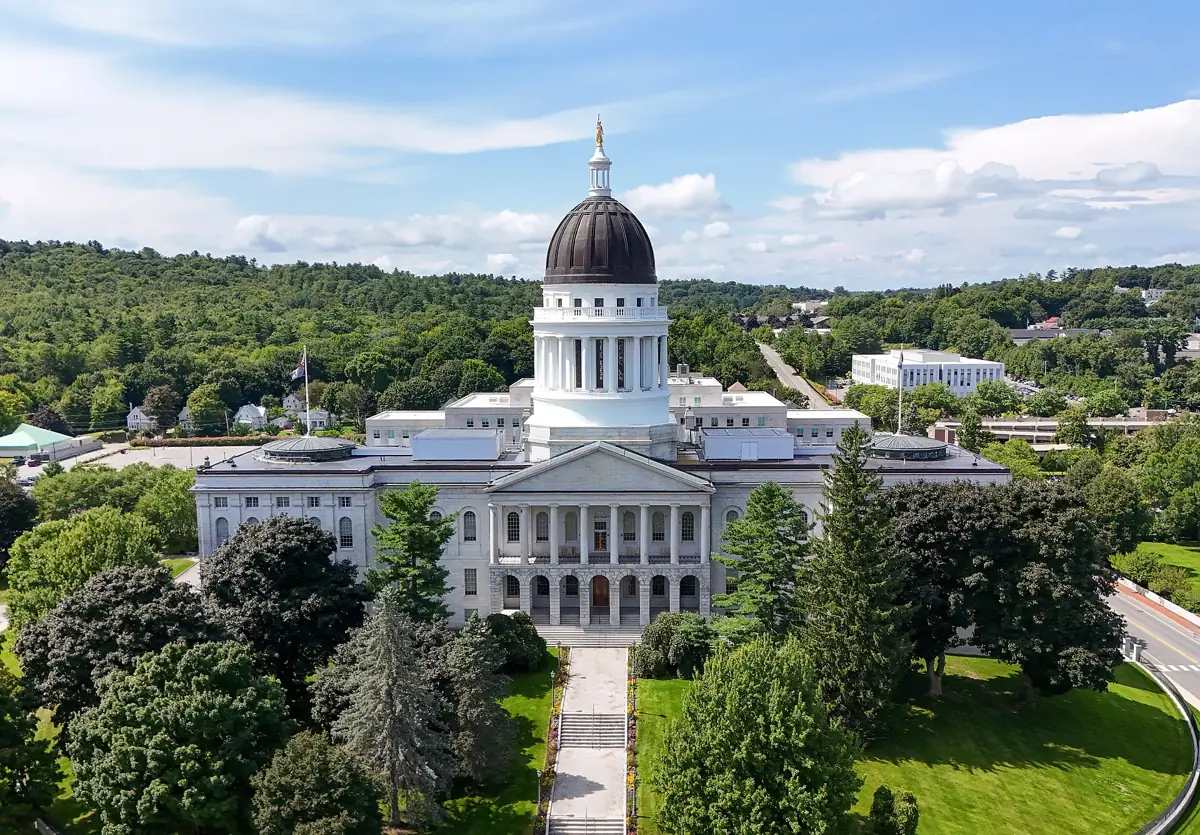 The Maine State Capitol building