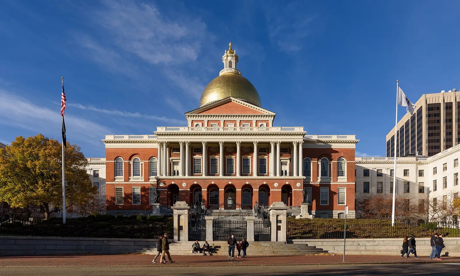 The Massachusetts State Capitol building
