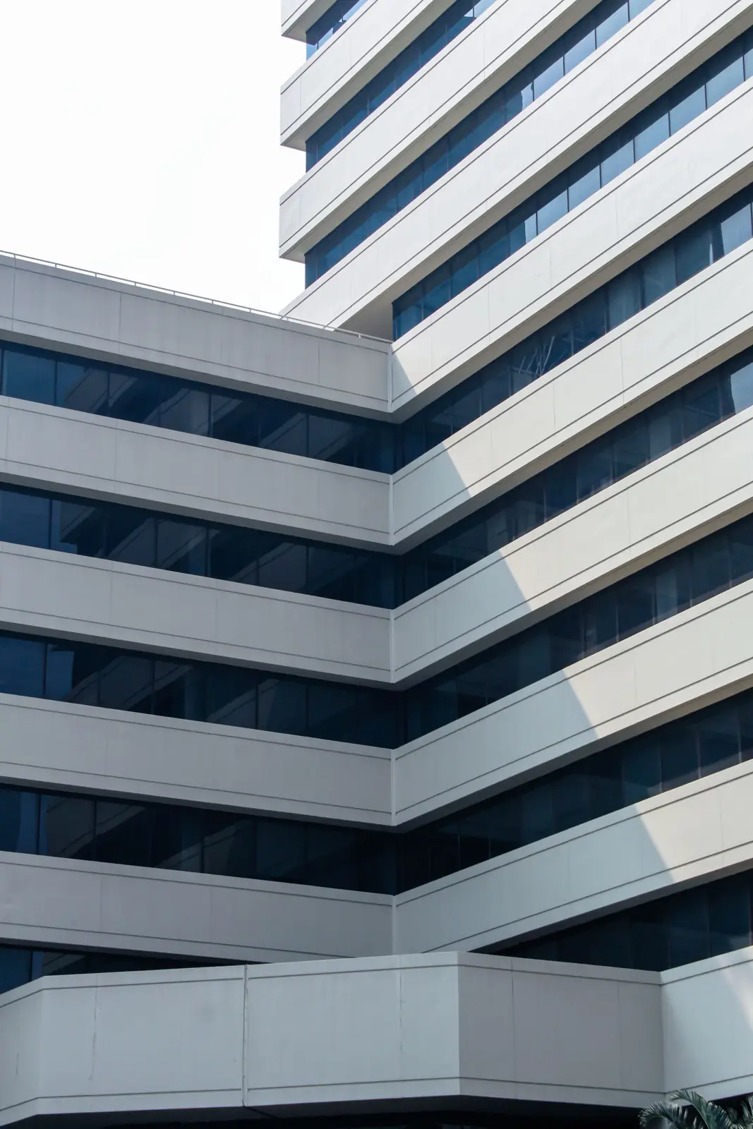 Exterior of a large general hospital building