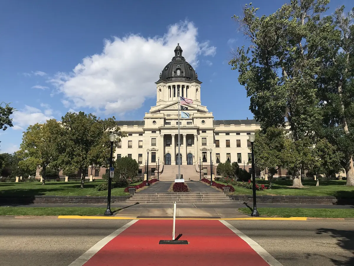The South Dakota State Capitol building