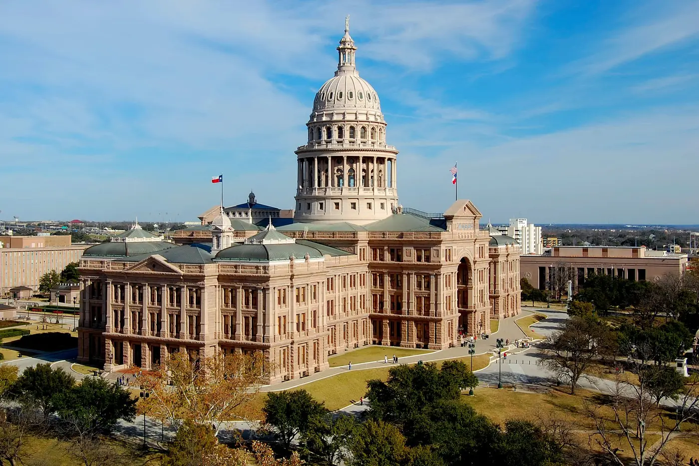The Texas State Capitol building