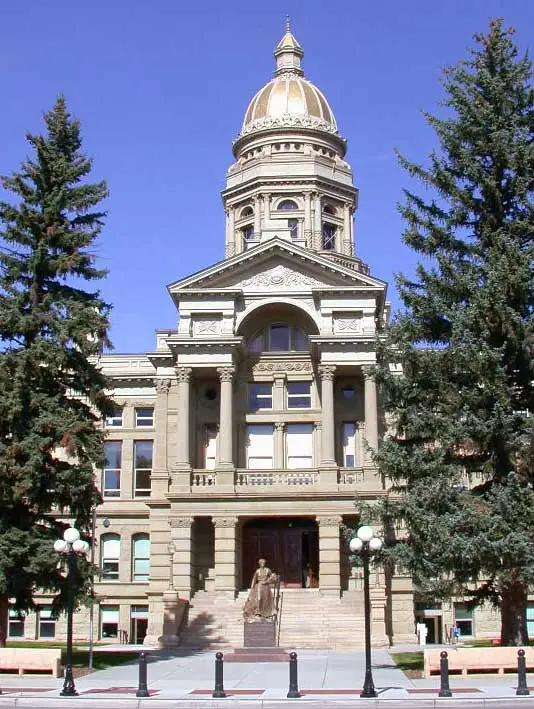 The Wyoming State Capitol building